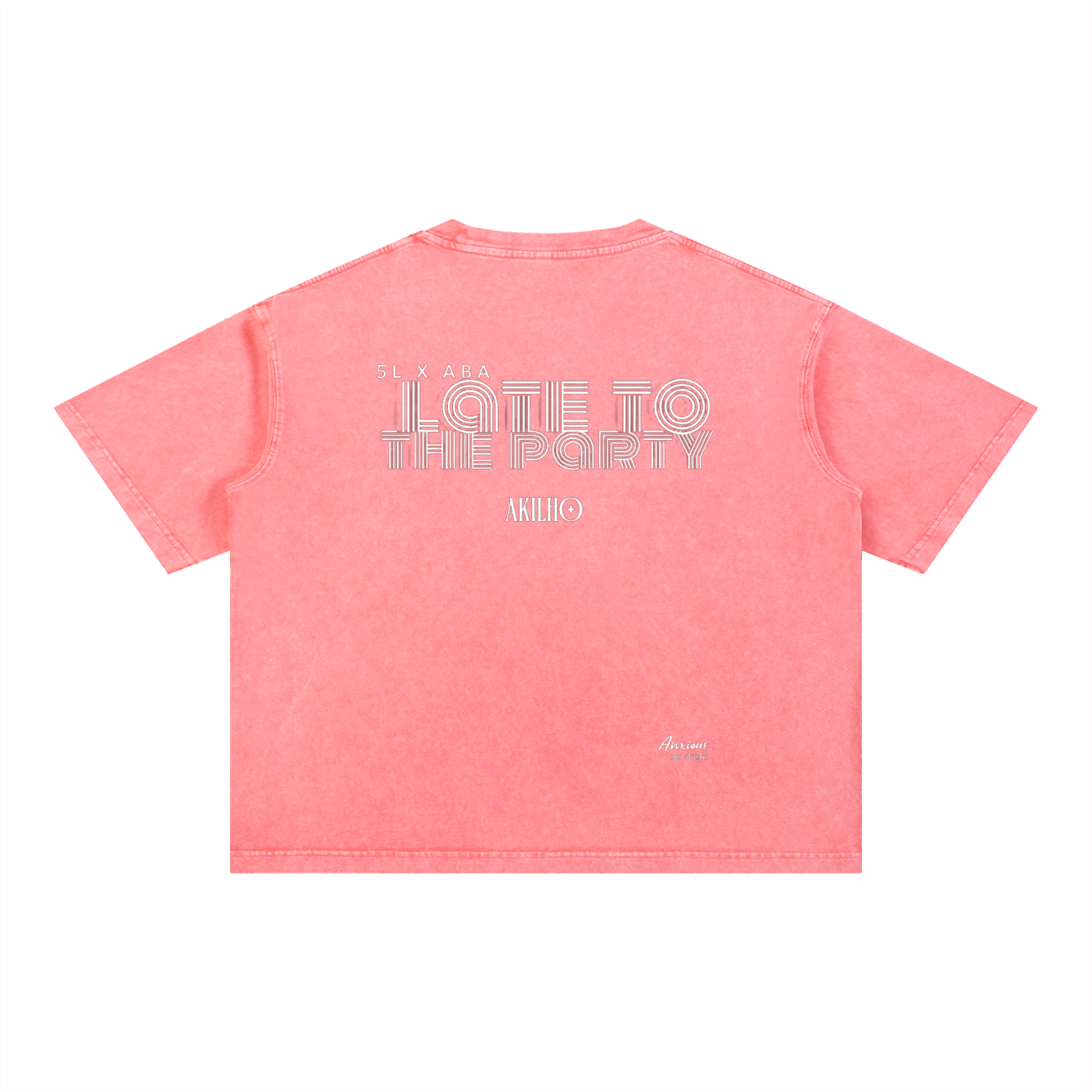 LTP LIGHTS TEE Mineral Wash Boxy Cotton T-Shirt