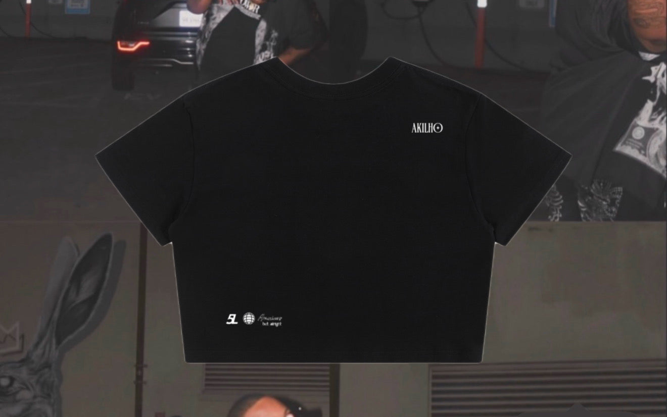 5L Late To The Party Crop Tee