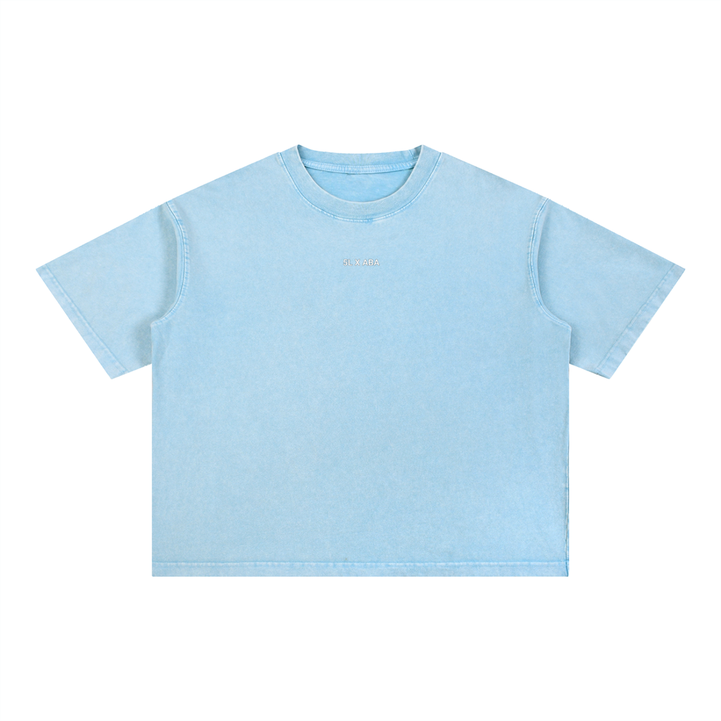 LTP LIGHTS TEE Mineral Wash Boxy Cotton T-Shirt