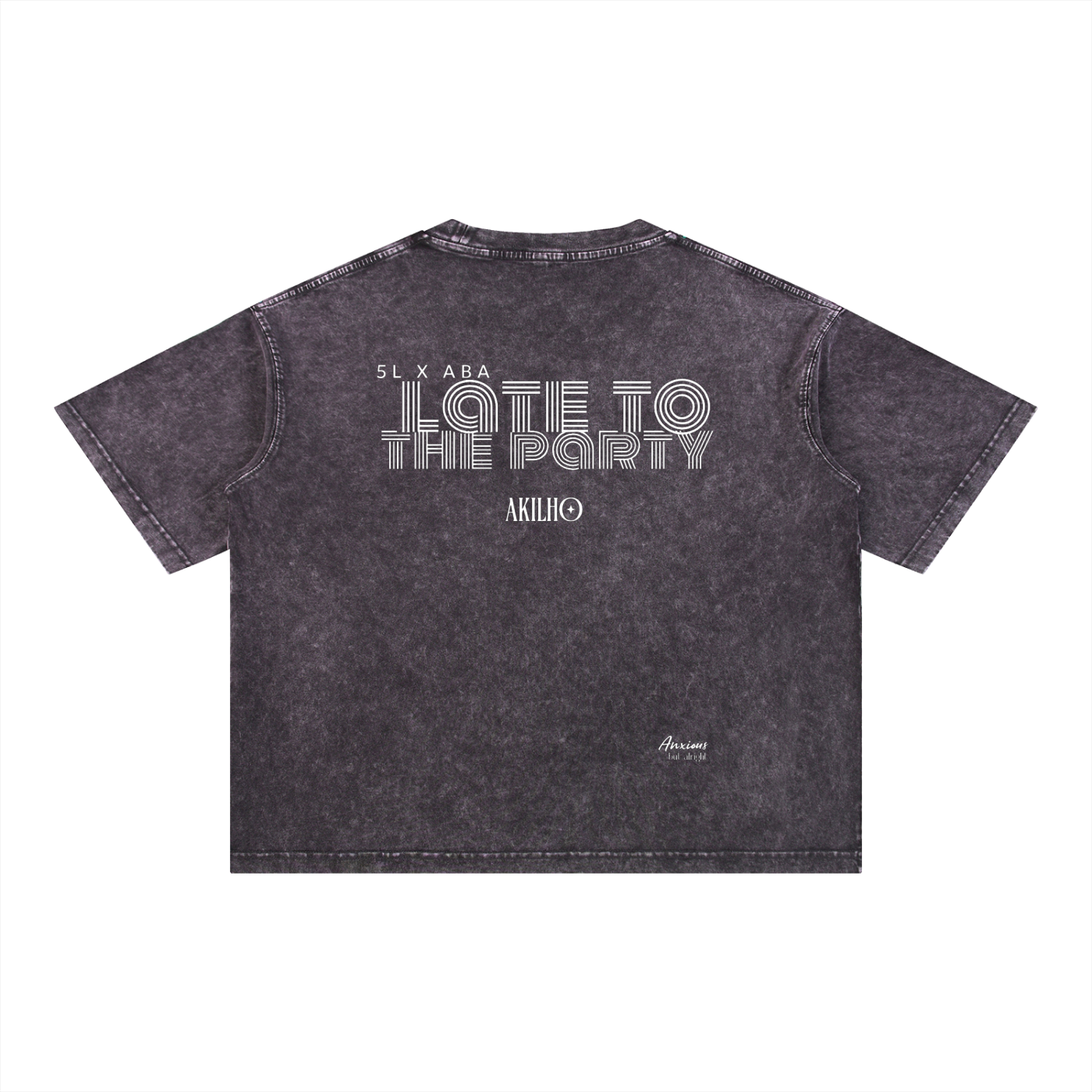 LTP LIGHTS TEE Mineral Wash Boxy Cotton T-Shirt