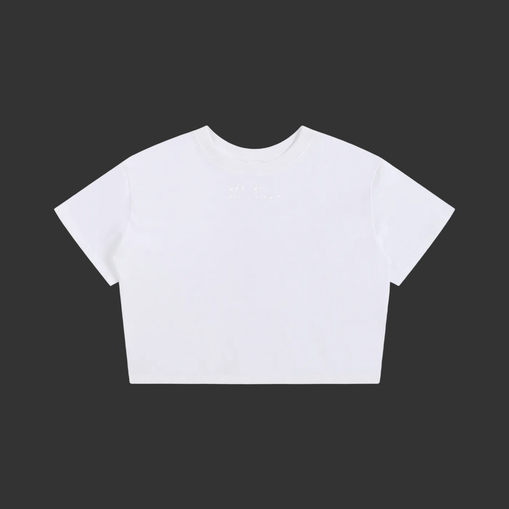 5L Late To The Party Crop Tee