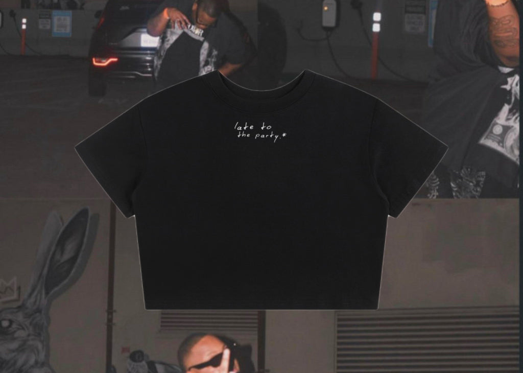 5L Late To The Party Crop Tee