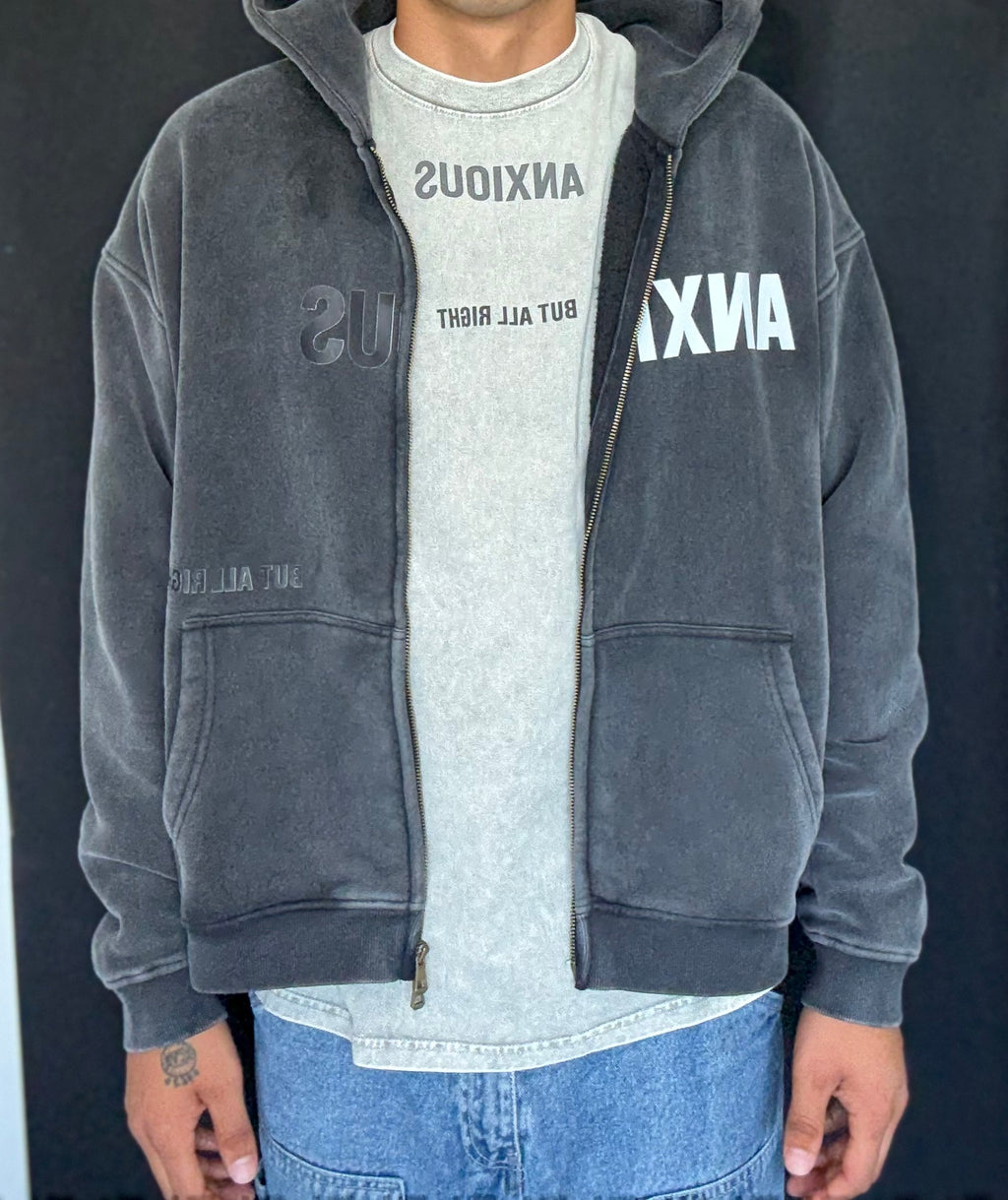 ABA OG Flame Zip Hoodie