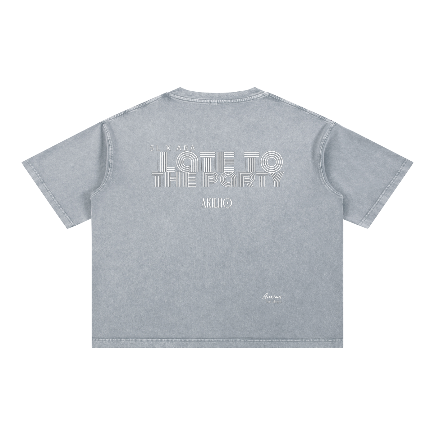 LTP LIGHTS TEE Mineral Wash Boxy Cotton T-Shirt